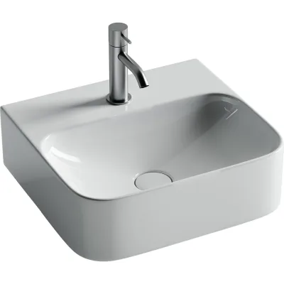 Умывальник Ceramicanova AURA с 1 отверстием для смесителя, без перелива 430_390_135мм CN2005