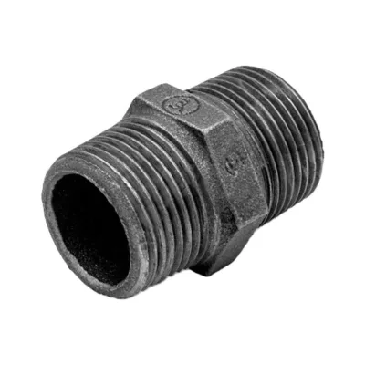 Ниппель Fittex Plus 1 НР(ш) х 1 НР(ш) чугунный (127-3504)