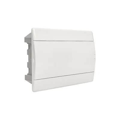 Распределительный щит EKF PROxima ЩРВ-П-12 "SlimBox" белая дверца, IP41 sb-v-12w