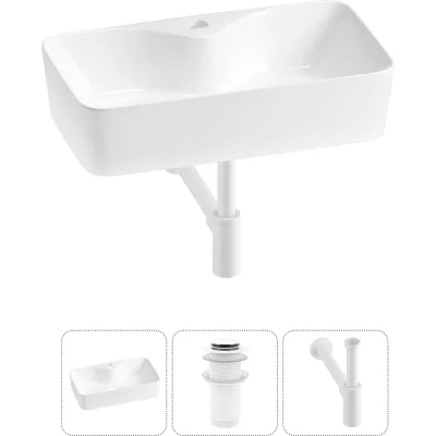 Комплект 3 в 1 Wellsee Lavinia Boho Bathroom Sink накладная раковина 54x30 см 3331110 20215278R