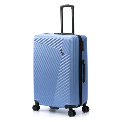 Чемодан Torber Lama, синий, ABS-пластик, 49x29,5x77 см, 92 л T1919L-Blue