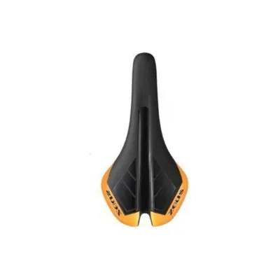 Седло ZEUS Z-1014 MTB Sport 268х140 мм, черный/оранжевый, 291 гр H000017584