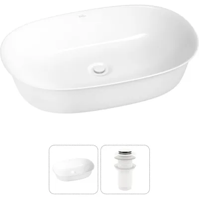 Набор Wellsee 2 в 1 Brillant iCon накладная раковина 60x40 см 20214646R
