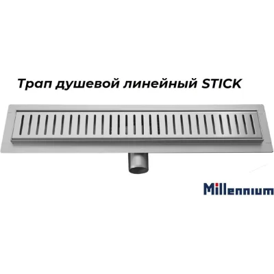 Душевой Трап (лоток) Millennium нерж. сталь, поворотн., комбинир.затвор, 70см STICK TLN1007-360 УТ000044762