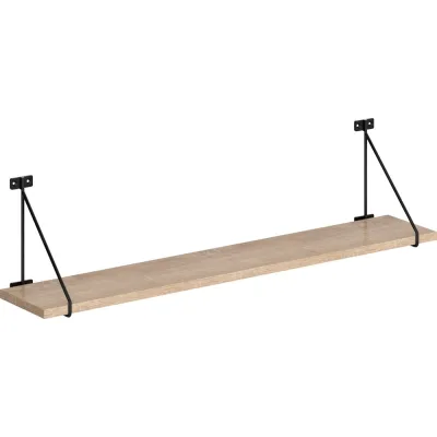 Полка SKYLAND SH3-BAR с полкодержателями дуб сонома светлый 860x166x209 COFFEE 00-07067670