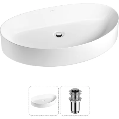 Набор Wellsee 2 в 1 Belle Spa 2.0 накладная раковина 64x40 см 20212605R