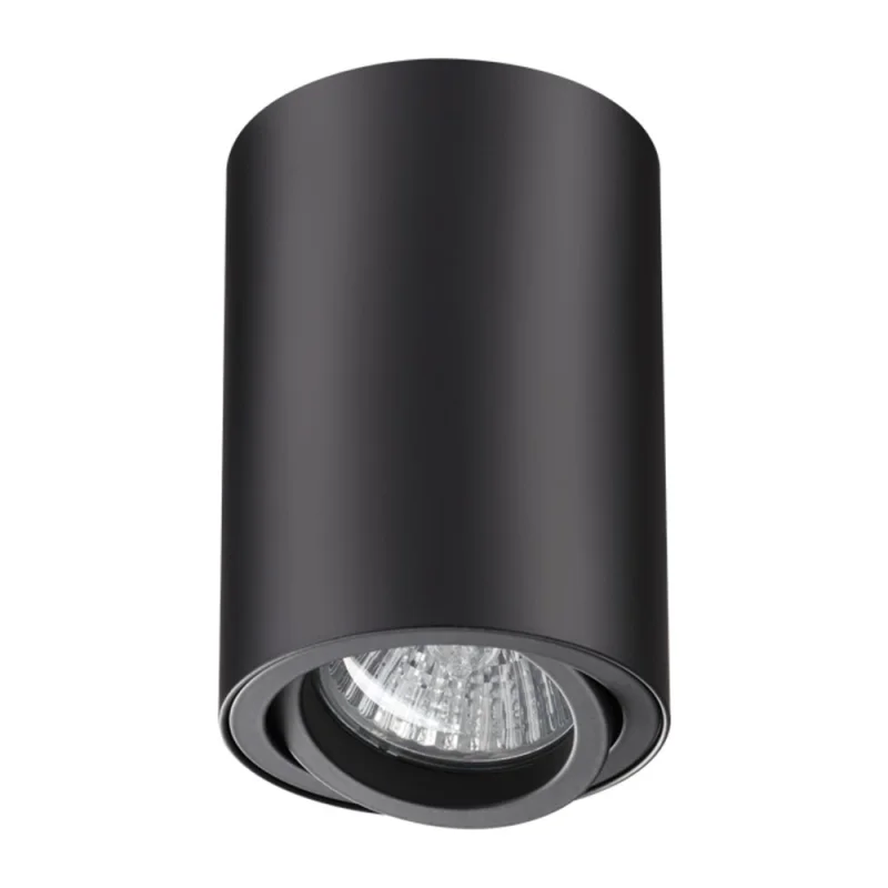 Спот потолочный Novotech Pipe GU10 50 Вт 3 кв.м черный IP20 (370418)