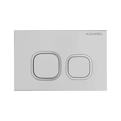 Клавиша смыва Azario AZ-ABS-002-CH Нью-ТС пластиковая, квадратная, хром глянец, 245×162,5×28,3 мм, для инсталляций AZ-G12 и AZ-TS006T 00098501
