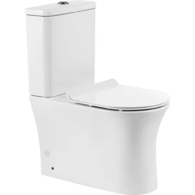 Чаша унитаза BelBagno ANCONA полное примыкание к стене, P-trap BB1224CPR-P