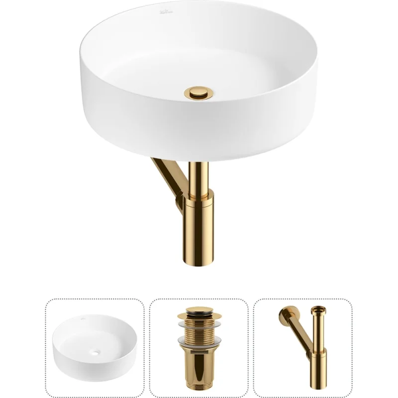 Акционный набор Wellsee 3 в Coax накладная раковина 40x40 см 20213949R