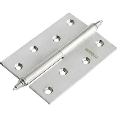 Петля стальная правая с подшипгиком MORELLI MSN 100x70x2.5 SN R мат. никель 9015112