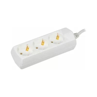 Удлинитель GENERICA У03 3 места 2P+PE/7м 3х1мм2 10А/250В WYP10-10-03-07-Z-G