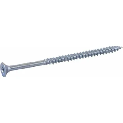 Саморез ZAMETAL 6,3x100 с потайной головкой, крестовой шлиц, НП/Р, DIN 7982, цинк, 50 шт. ZA101159