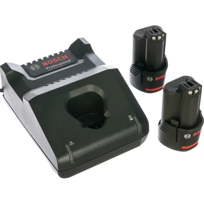Набор аккумуляторные батареи GBA 12V 2.0Ah 2 шт и зарядное устройство GAL 12V-40 Bosch 1600A019R8