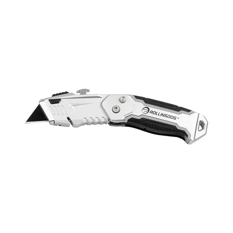 Складной выдвижной строительный нож ROLLINGDOG серия Professional лезвие 19 мм 50522