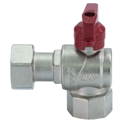 Кран с накидной гайкой угловой Millennium 3/4" Внтр.-Внтр. (Г/Г) KUFG3434, УТ000047145