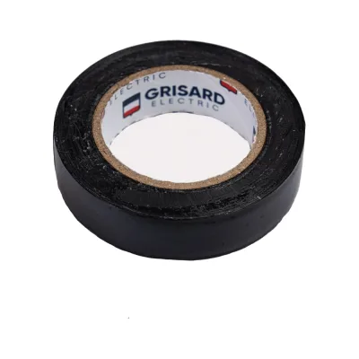 Универсальная изолента Grisard Electric 0,15x15 мм, черная, 10 м, 10 шт. GRE-013-0018