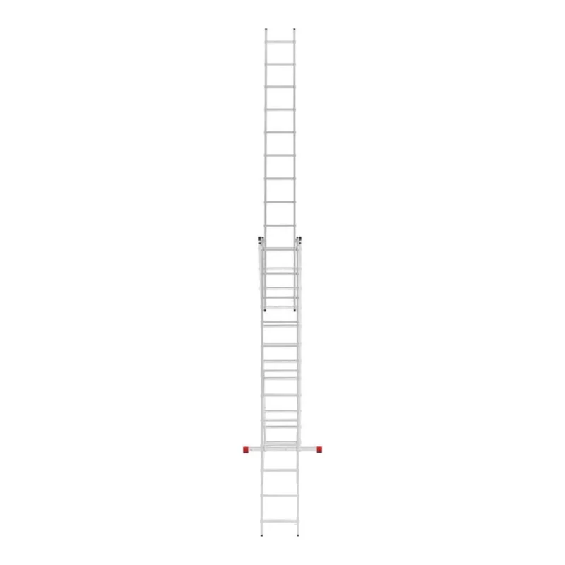 Алюминиевая 3-секционная лестница STARTUL 299/787/316 см 3x12 ступеней 18,0 кг PRO ST9942-12 ЦБ-0153270540