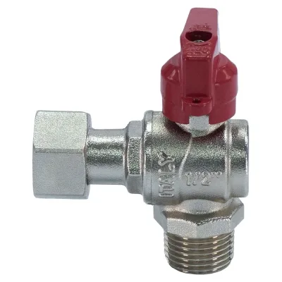 Кран с накидной гайкой угловой Millennium 1/2" Внтр.-Нар. (Г/Ш) KUMG1212, УТ000047286