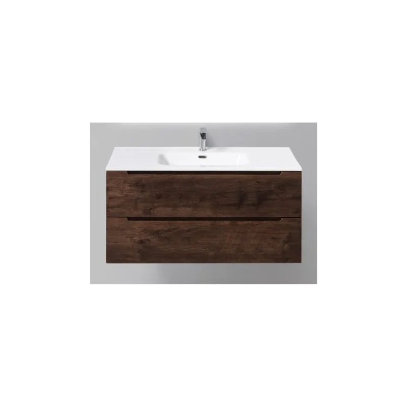 Подвесная база под раковину BelBagno ETNA-1000-2C-SO-RW-P Rovere Moro