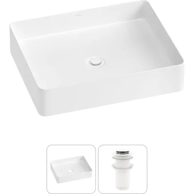 Набор Wellsee 2 в 1 FreeDom 2.0 накладная раковина 51x40 см 20214490R