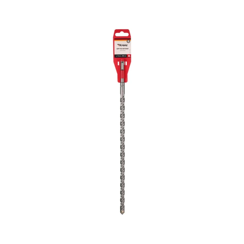 Бур по бетону KRANZ 14x400x340мм, хвостовик SDS-plus KR-91-0853