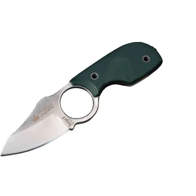 Туристический нож Kizlyar Supreme Amigo X сталь D2, Satin, рукоять из зеленого G10 4650065056137