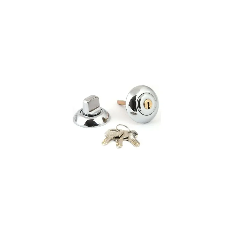 Фиксатор с замком APECS Megapolis WC-K-0803-CR 23004 00023004
