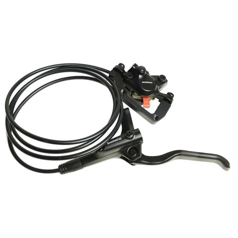 Тормоз дисковый гидравлический задний Shimano AMT200KLR5RX160 комплект, торм.ручка левая, гидролиния 1600 мм, без ротора HQ-0012318
