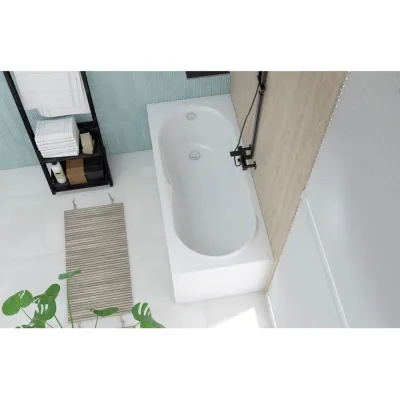 Акриловая ванна с каркасом и экраном Lavinia Boho Easter Pro 150х100 в наборе 3 в 1 S1-3706005P