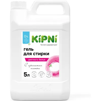 Гель для стирки цветного белья KIPNI канистра 5 л. 4620219471857