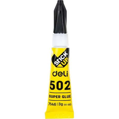Клей универсальный Super DELI 3гр прозрачный блистер (8 шт.) E7146