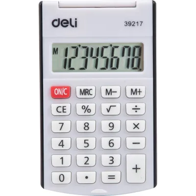 ΠΠ°Π»ΡΠΊΡΠ»ΡΡΠΎΡ ΠΊΠ°ΡΠΌΠ°Π½Π½ΡΠΉ DELI ΡΠ΅ΡΠ½ΡΠΉ, 8-ΡΠ°Π·ΡΡΠ΄Π½ΡΠΉ E39217/BLACK E39217-BK