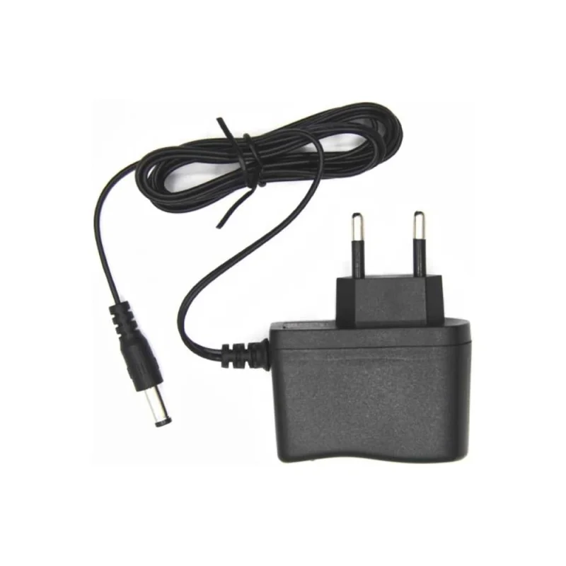 Блок питания GoPower 500mA 9V 5,5x2,1/12мм нестабилизированный отрицательная полярность (1/100) 00-00015341