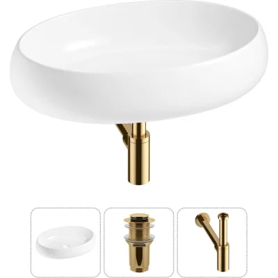 Комплект Wellsee 3 в 1 Lavinia Boho Bathroom Sink накладная раковина 60x40 см 20215101R