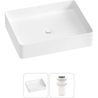 Набор Wellsee 2 в 1 FreeDom 2.0 накладная раковина 51x40 см 20214506R