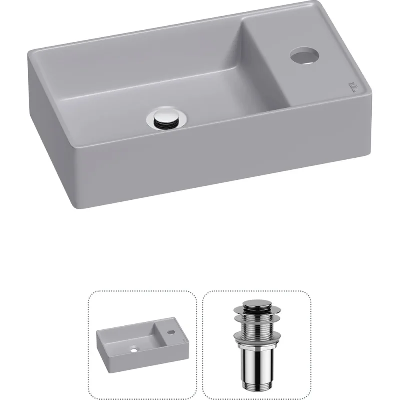 Мини-раковина для ванной комнаты или туалета Wellsee WC Area в наборе 2 в 1 20213750R