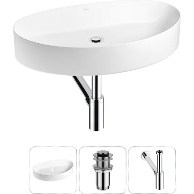 Набор Wellsee 3 в 1 Belle Spa 2.0 накладная раковина 64x40 см 20212609R
