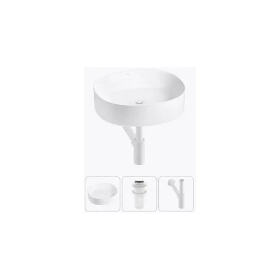 Набор 3 в 1 Wellsee Belle Spa 2.0 накладная раковина 45x42 см 20212528R