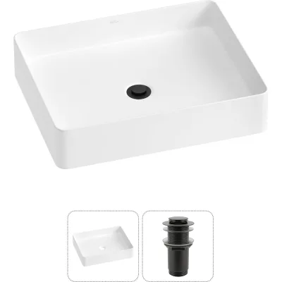 Набор Wellsee 2 в 1 FreeDom 2.0 накладная раковина 51x40 см 20214504R