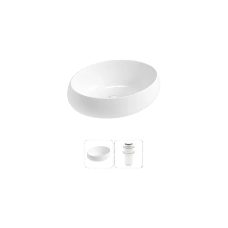 Комплект Wellsee 2 в 1 Lavinia Boho Bathroom Sink накладная раковина 50x36 см 20215066R