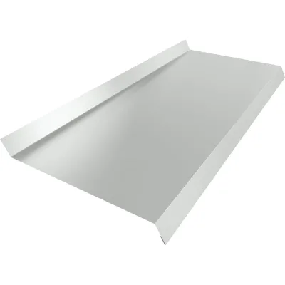 Отлив металлический profBUILD Metal 2000х70 мм, белый 4110