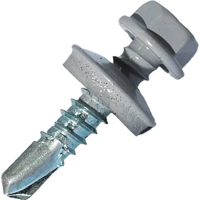 Саморез кровельный по металлу HARDWEX ТМ HWX7-W-P9-5.5x25 мм, св.№3, RAL 7004, 250 шт. 5190000023958