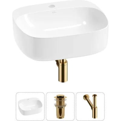 Набор Wellsee 3 в 1 Ideal накладная раковина 50x42 см 20214101R