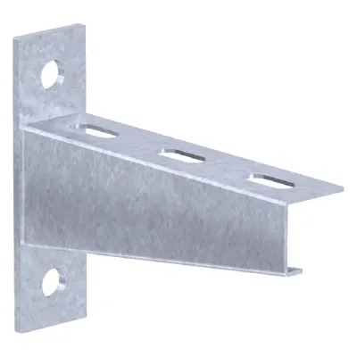 Консоль усиленная сварная PRO-montag.ru KNU 500 с основанием 60х180 (2,0) INOX WM78007INOX