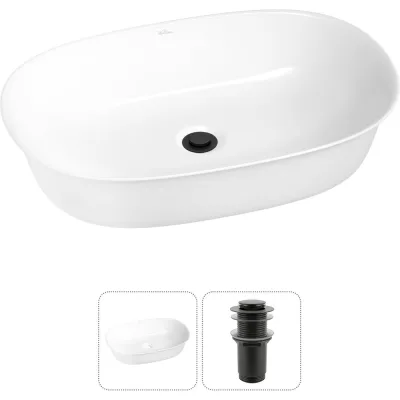 Набор Wellsee 2 в 1 Brillant iCon накладная раковина 60x40 см 20214644R