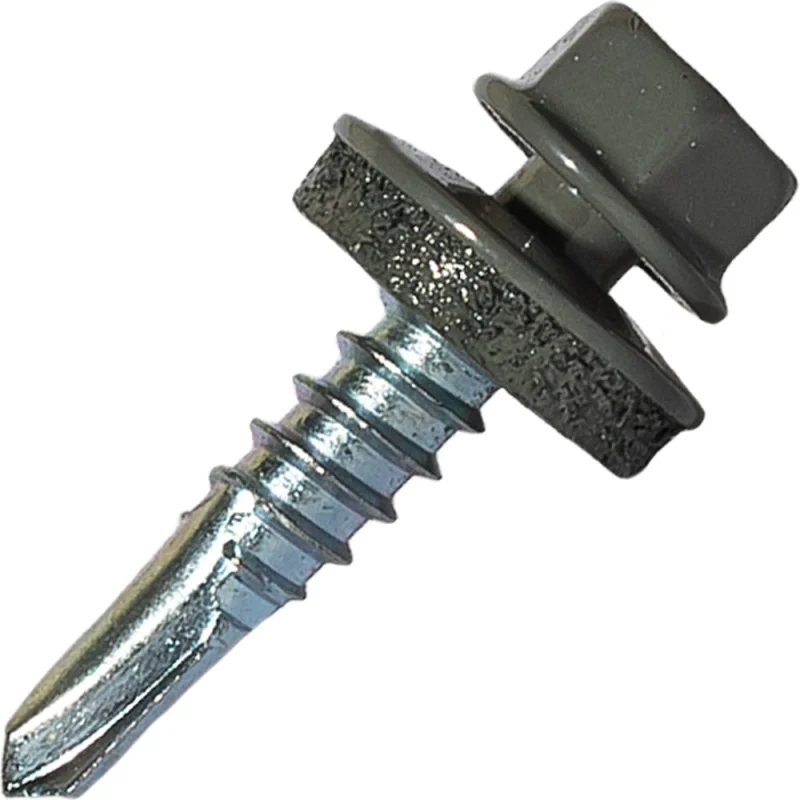 Саморез кровельный по металлу HARDWEX ТМ HWX7-W-P9-5.5x25 мм, св.№3, RAL 7005, 250 шт. 5190000023965