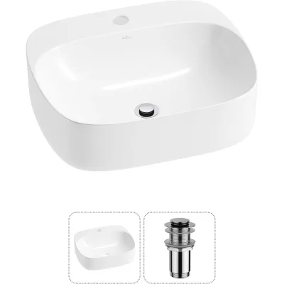 Набор Wellsee 2 в 1 Ideal накладная раковина 50x42 см 20214095R