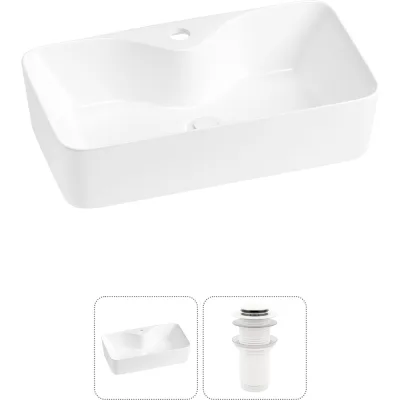 Комплект 2 в 1 Lavinia Boho Bathroom Sink накладная раковина 54x30 см 3331110 20215274R