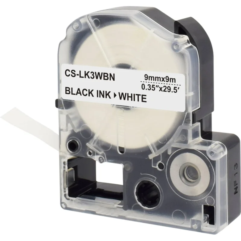 Ленточный картридж CACTUS CS-LK3WBN черный для Epson LW300/LW400/LW700/LW600P/LW1000P/K400/Z700/Z900 1912253